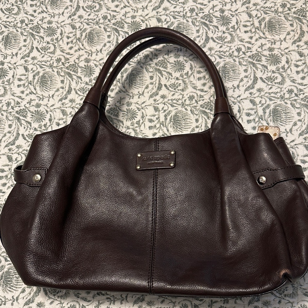 Kate Spade Dark Brown Leather Shoulder Bag